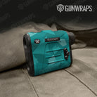 Shattered Elite Tiffany Blue Gun Skin Vinyl Wrap