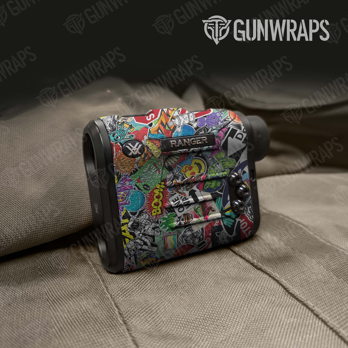 Rangefinder Sticker Bomb Gear Skin Vinyl Wrap | GunWraps – GunWraps.com