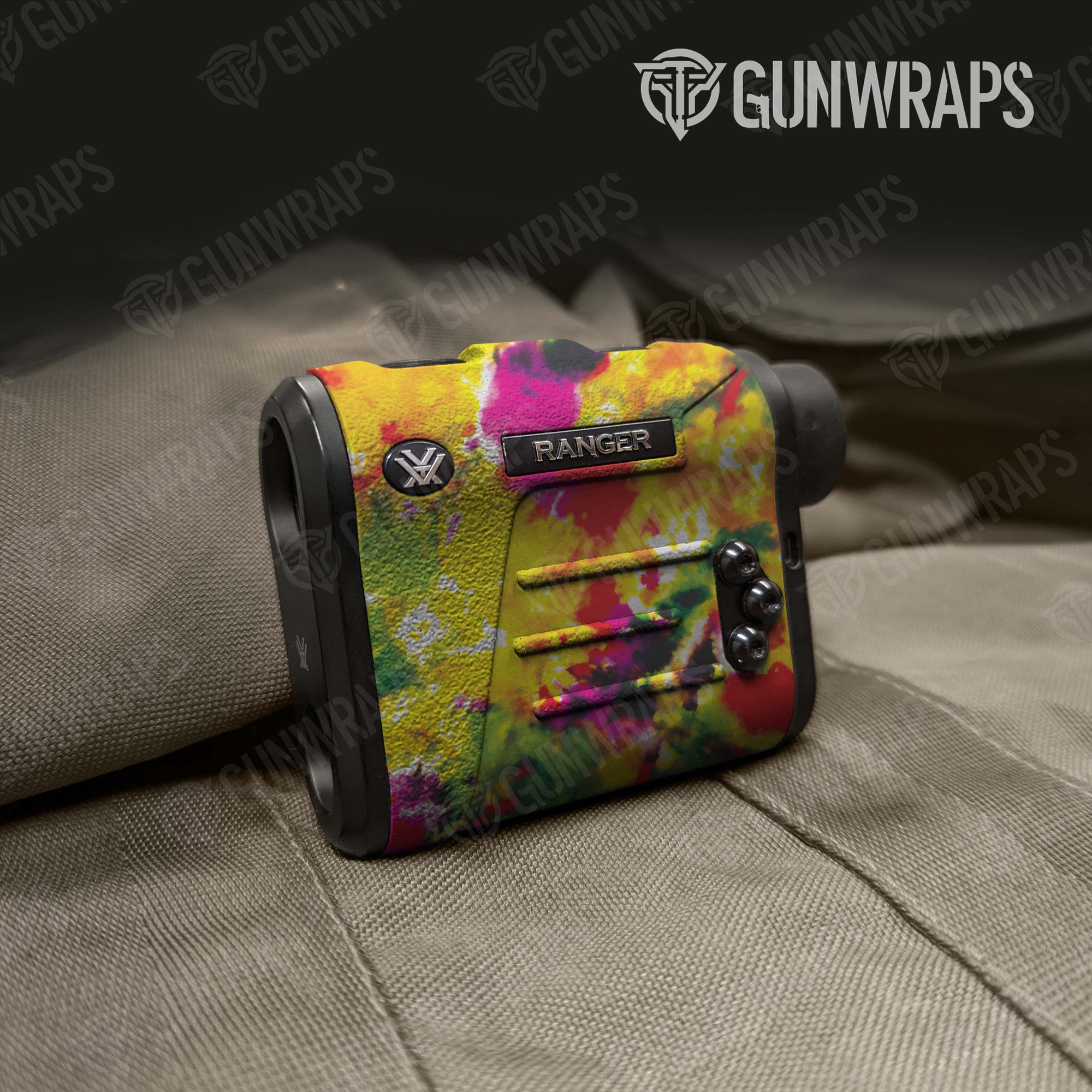 Tie Dye Flower Child Gun Skin Vinyl Wrap