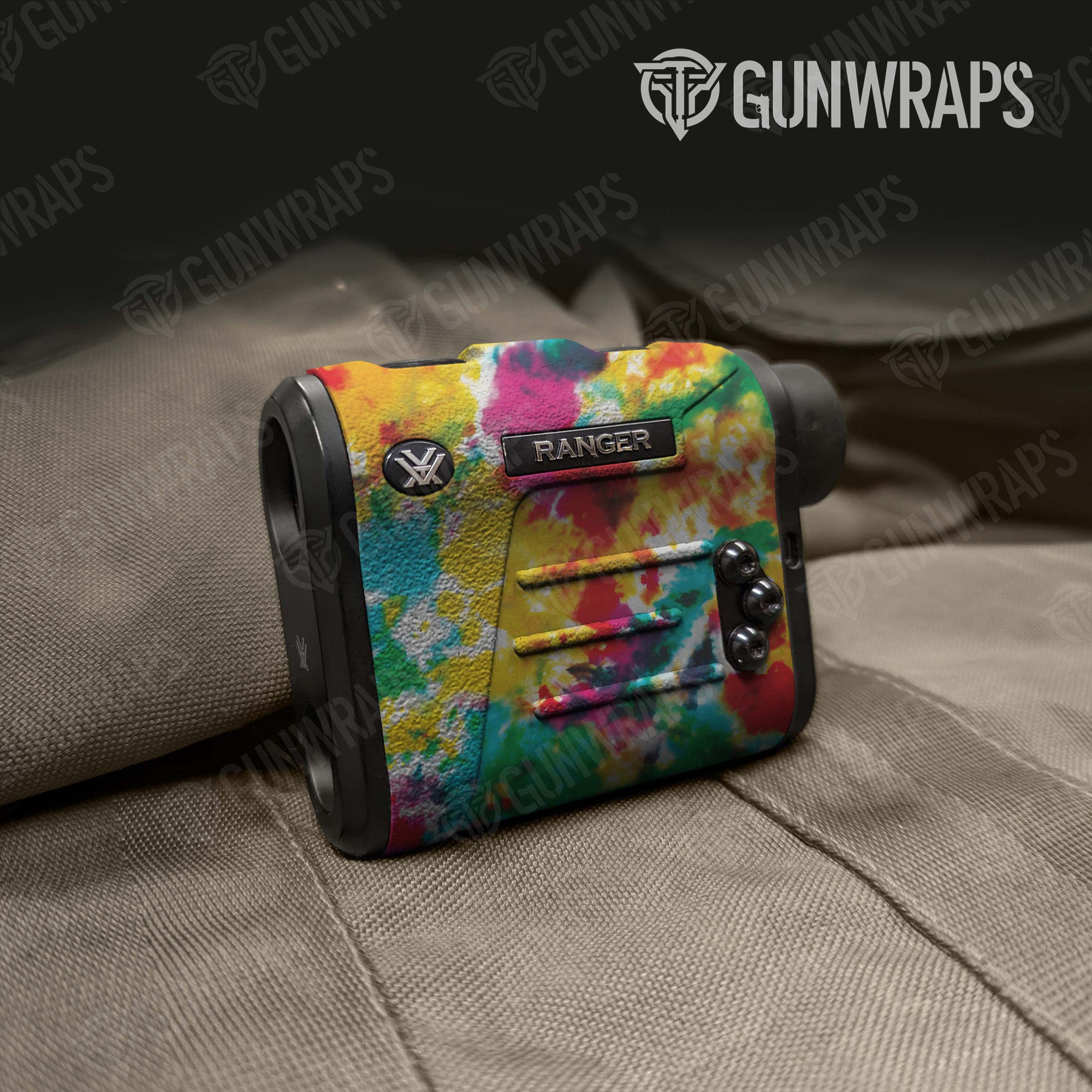 Tie Dye Jungle Fever Gun Skin Vinyl Wrap