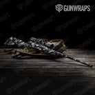 Bandana Black And White Gun Skin Vinyl Wrap