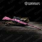 Bandana Pink And Black Gun Skin Vinyl Wrap