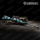 Classic Tiffany Blue Tiger Gun Skin Vinyl Wrap