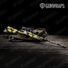 Classic Yellow Tiger Gun Skin Vinyl Wrap