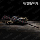 Dotted Black Cherry Gun Skin Vinyl Wrap