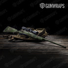 Ragged Army Dark Green Gun Skin Vinyl Wrap