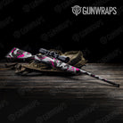 Ragged Magenta Tiger Gun Skin Vinyl Wrap