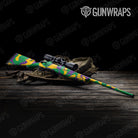 Ragged Mardi Gras Gun Skin Vinyl Wrap