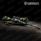 Ragged Metro Green Gun Skin Vinyl Wrap