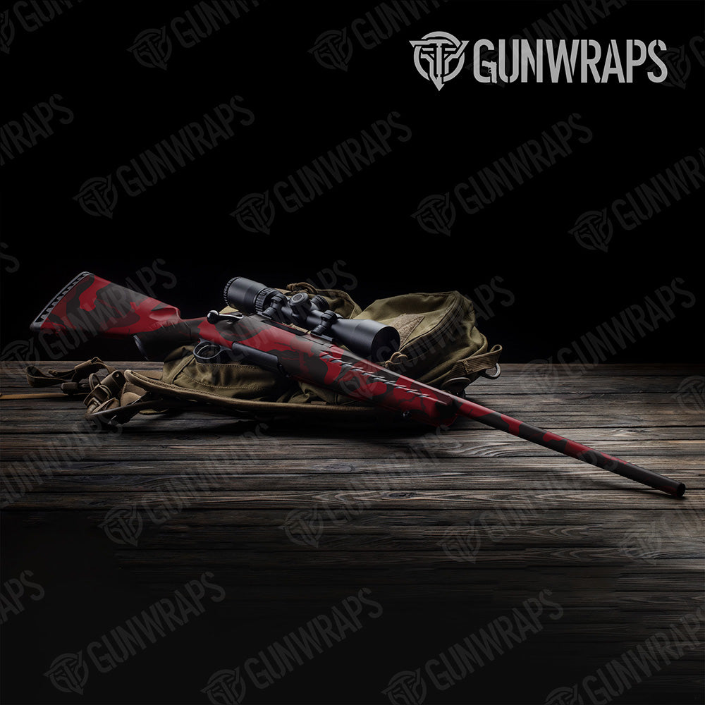 Ragged Vampire Red Gun Skin Vinyl Wrap