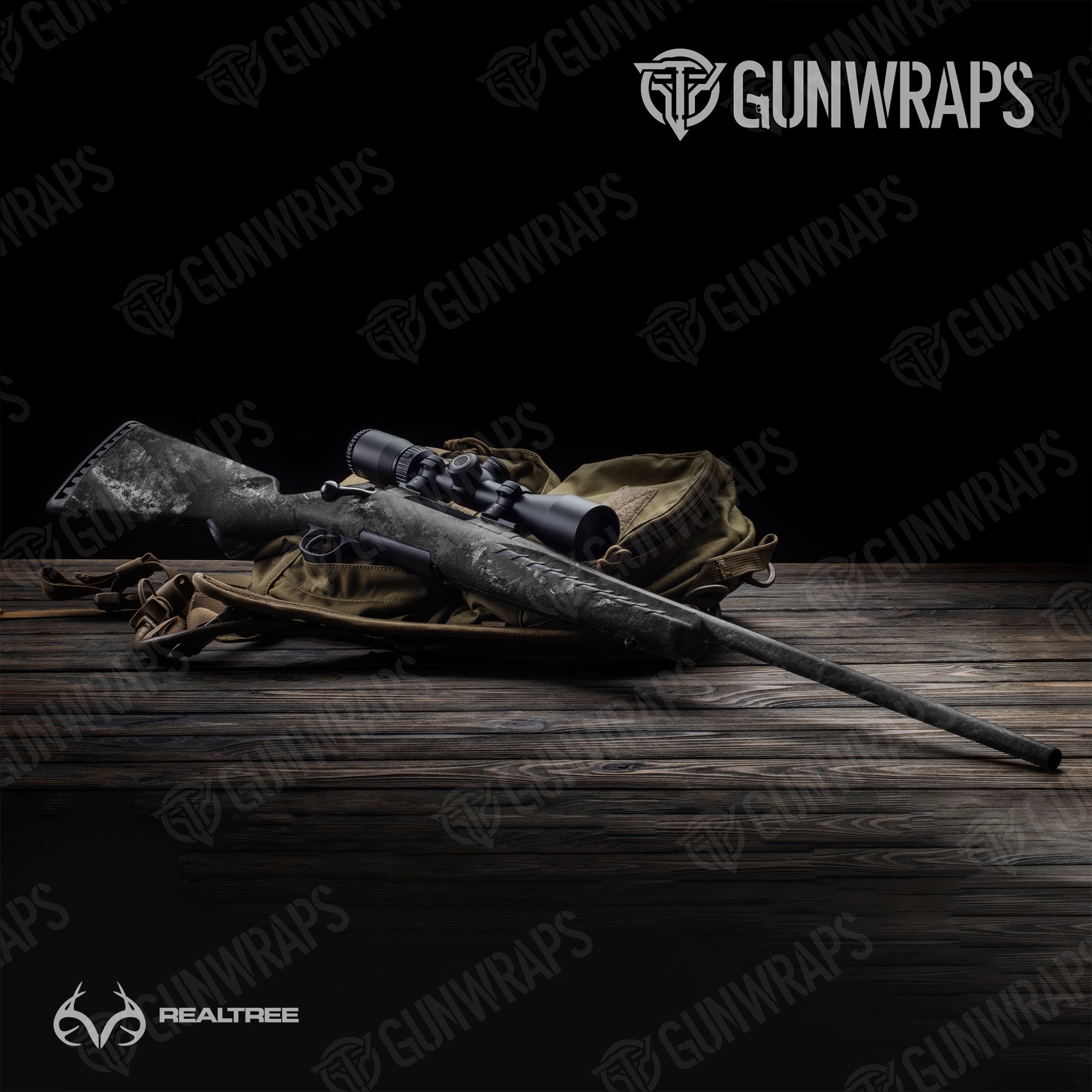 Realtree XTREME Midnight Gun Skin Vinyl Wrap