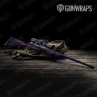 Skull Purple Gun Skin Vinyl Wrap