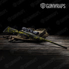 Skull Yellow Gun Skin Vinyl Wrap