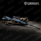 Vietnam Tiger Stripe Blue Tiger Gun Skin Vinyl Wrap