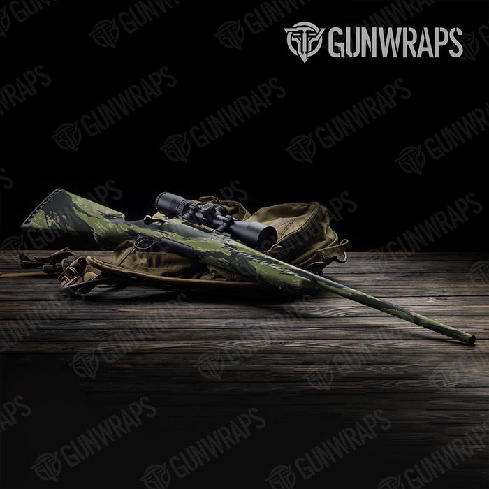 Rifle Vietnam Tiger Stripe Original Gun Skin Vinyl Wrap