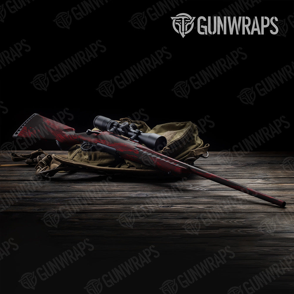 Vietnam Tiger Stripe Vampire Red Gun Skin Vinyl Wrap