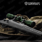 Bandana Green And Black Gun Skin Vinyl Wrap