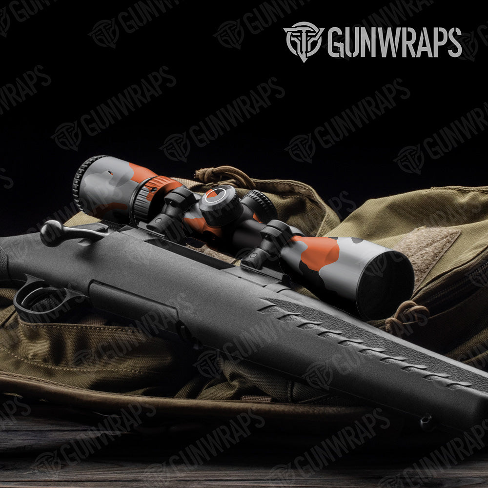 Cumulus Orange Tiger Gun Skin Vinyl Wrap
