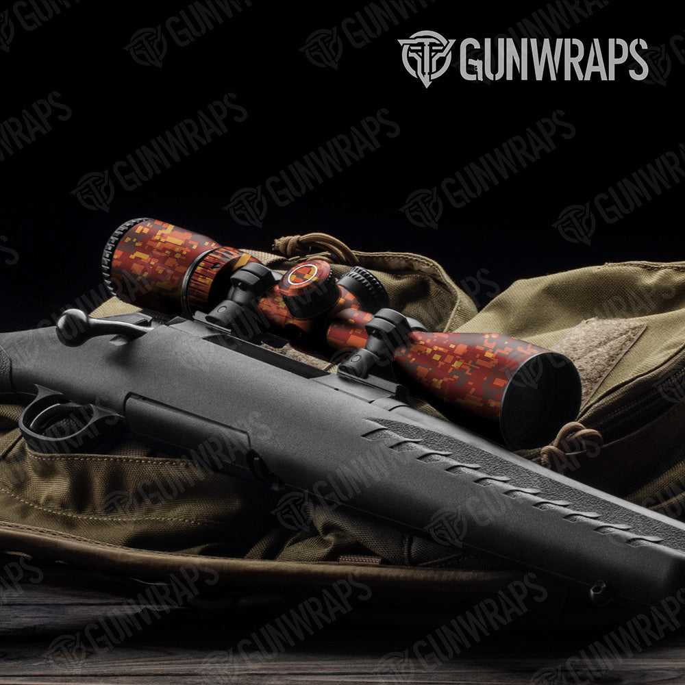 Digital Autumn Gun Skin Vinyl Wrap