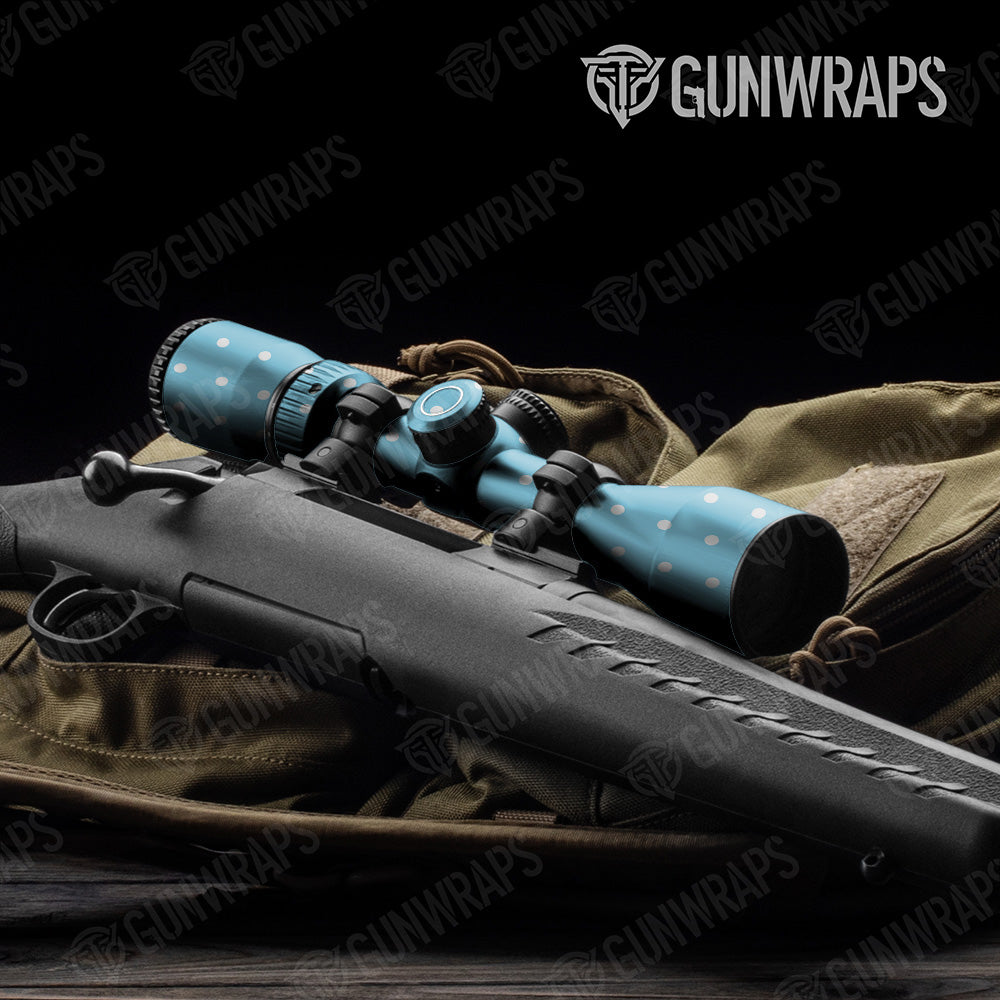 Dotted Blue Sky Gun Skin Vinyl Wrap