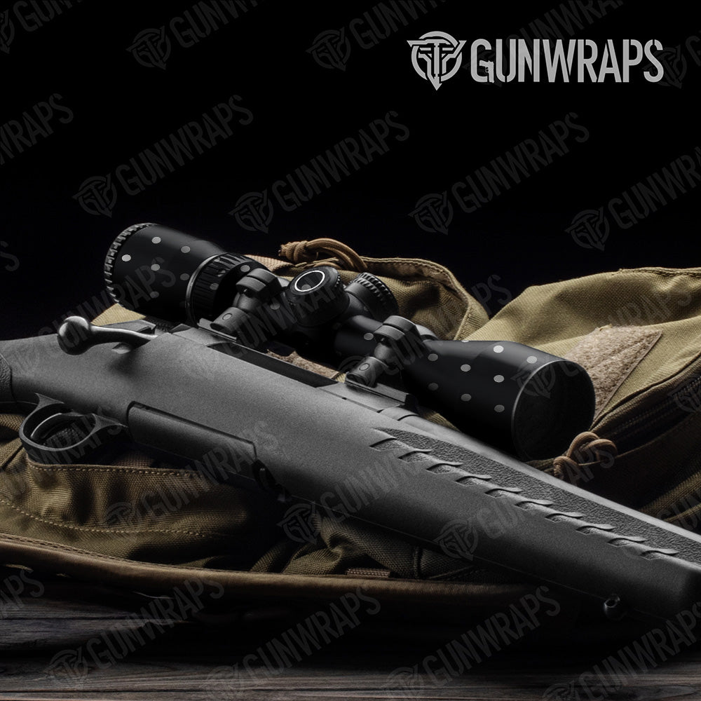 Dotted Grayscale Gun Skin Vinyl Wrap