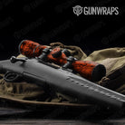 Nature Orange Forest Gun Skin Vinyl Wrap