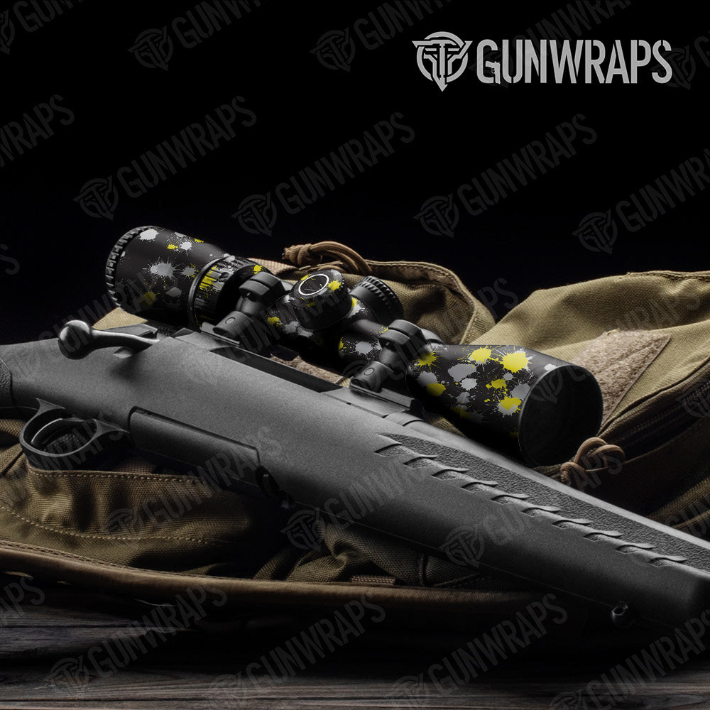 Paintball Yellow Tiger Gun Skin Vinyl Wrap
