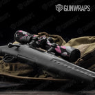 Ragged Pink Tiger Gun Skin Vinyl Wrap