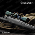 Realtree WAV3 Blue Yellow Gun Skin Vinyl Wrap