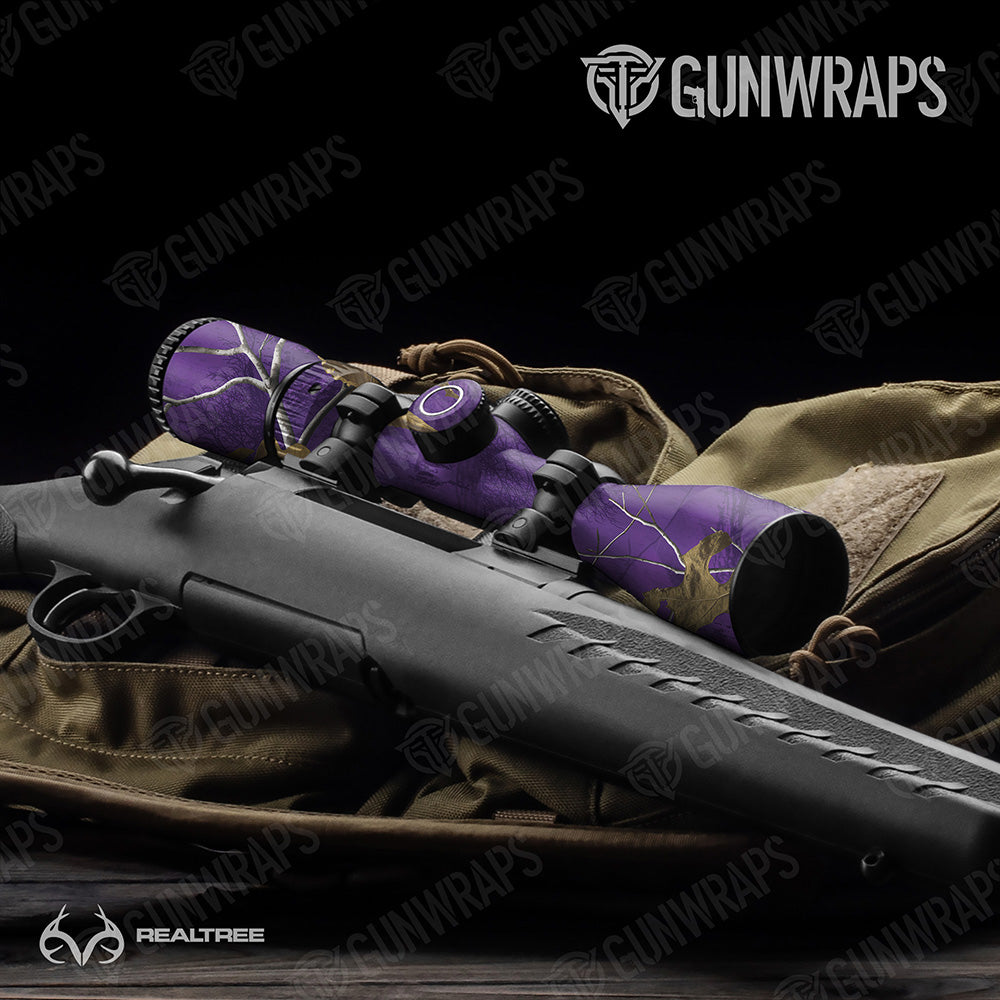 Realtree XTRA Colors Purple Gun Skin Vinyl Wrap