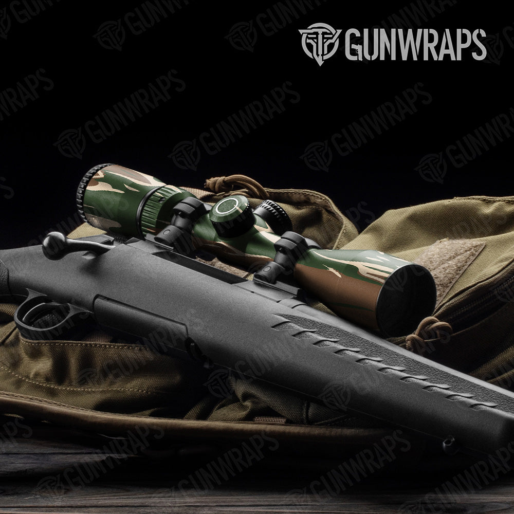 Shredded Woodland Gun Skin Vinyl Wrap