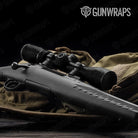 Skull Grayscale Gun Skin Vinyl Wrap