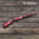 Bandana Red And White Gun Skin Vinyl Wrap