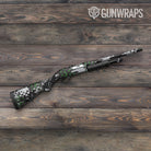 Broken Plaid Green Tiger Gun Skin Vinyl Wrap