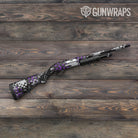 Broken Plaid Purple Tiger Gun Skin Vinyl Wrap