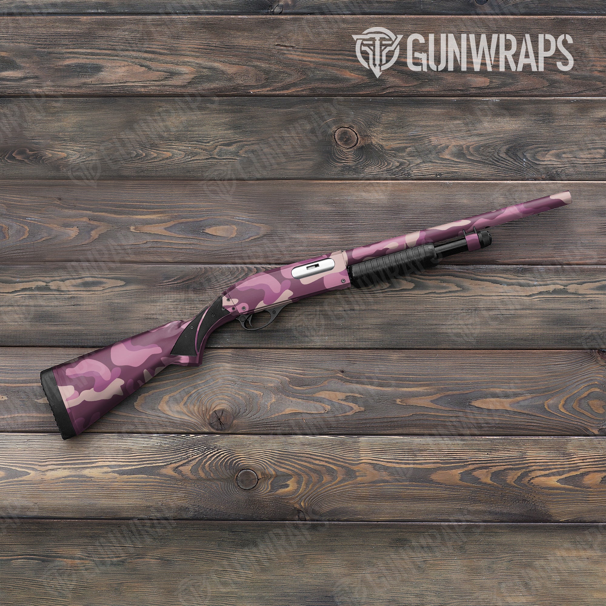Classic Floral Gun Skin Vinyl Wrap