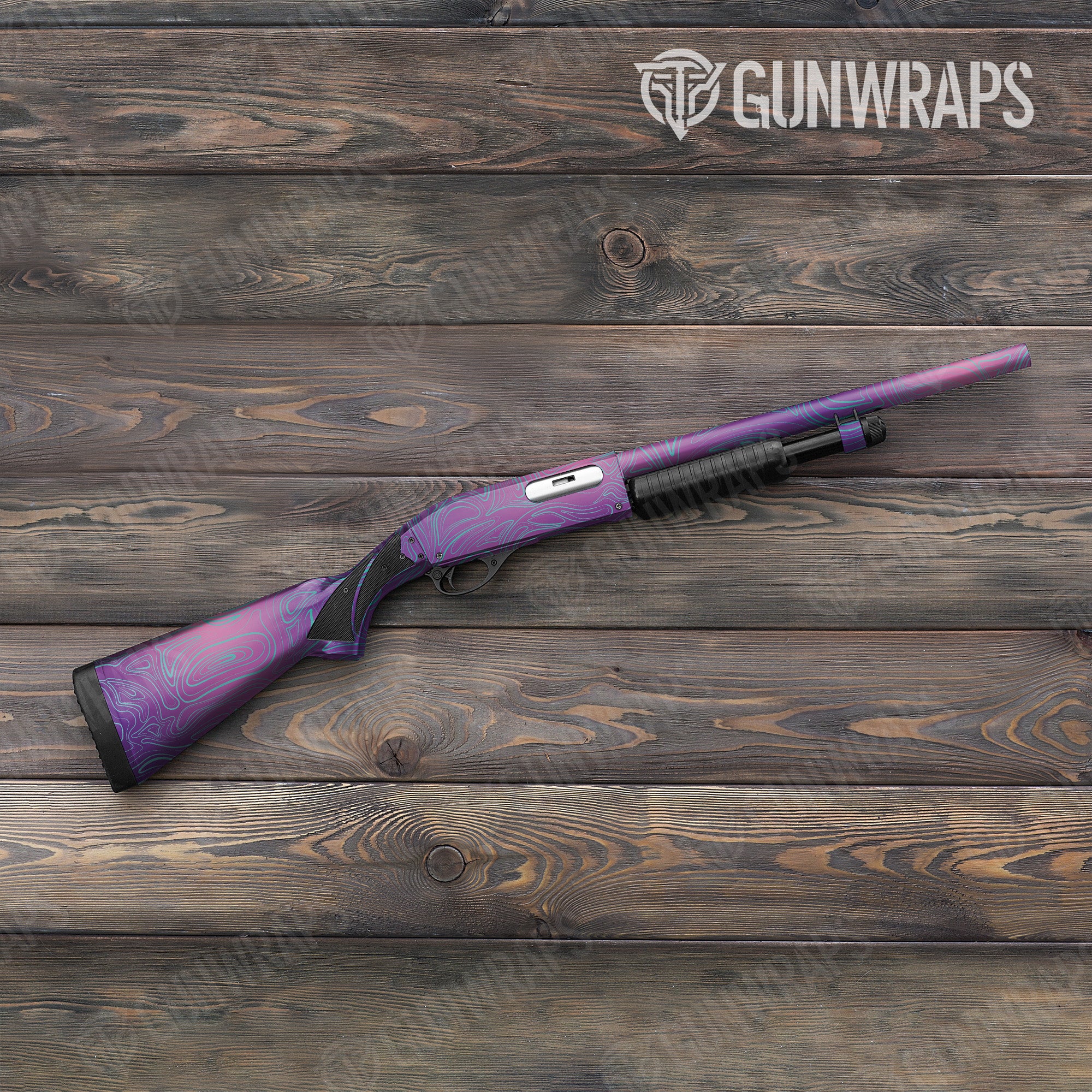 Damascus Aurora Gun Skin Vinyl Wrap