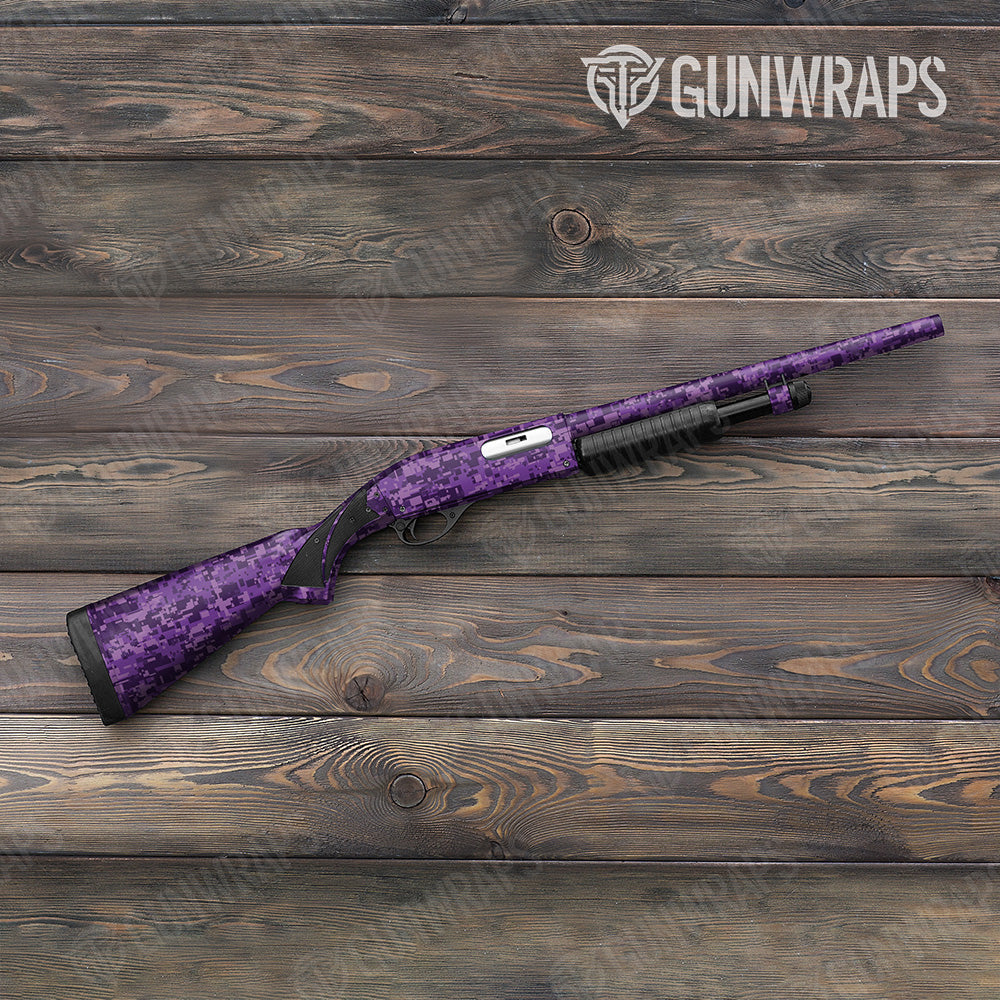 Digital Elite Purple Gun Skin Vinyl Wrap