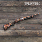Digital Orange Tiger Gun Skin Vinyl Wrap