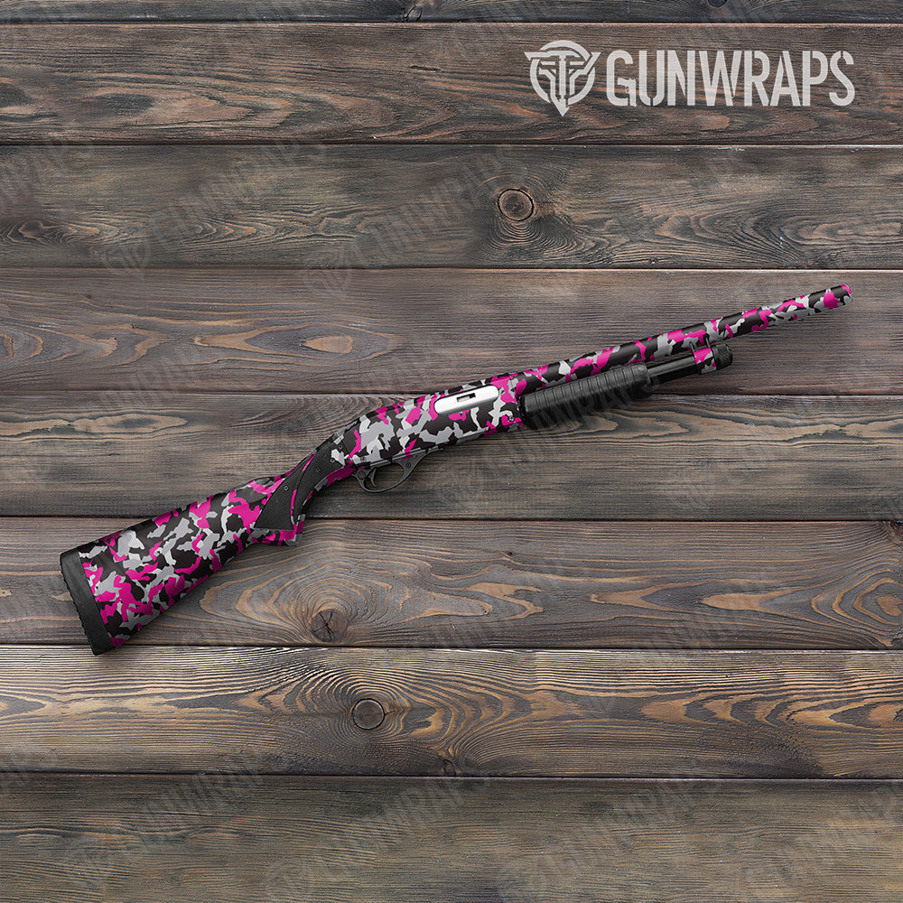 Erratic Magenta Tiger Gun Skin Vinyl Wrap