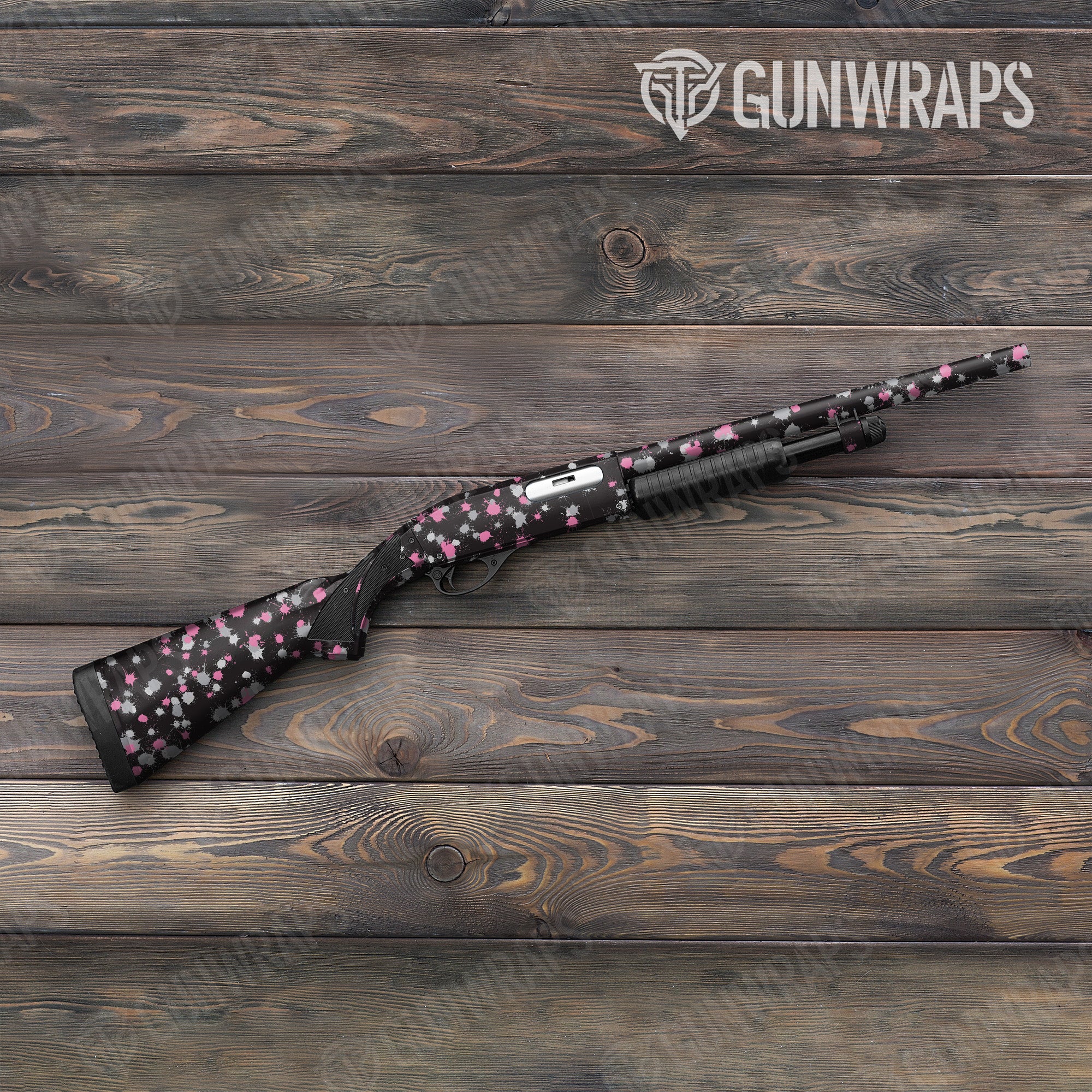 Paintball Pink Tiger Gun Skin Vinyl Wrap