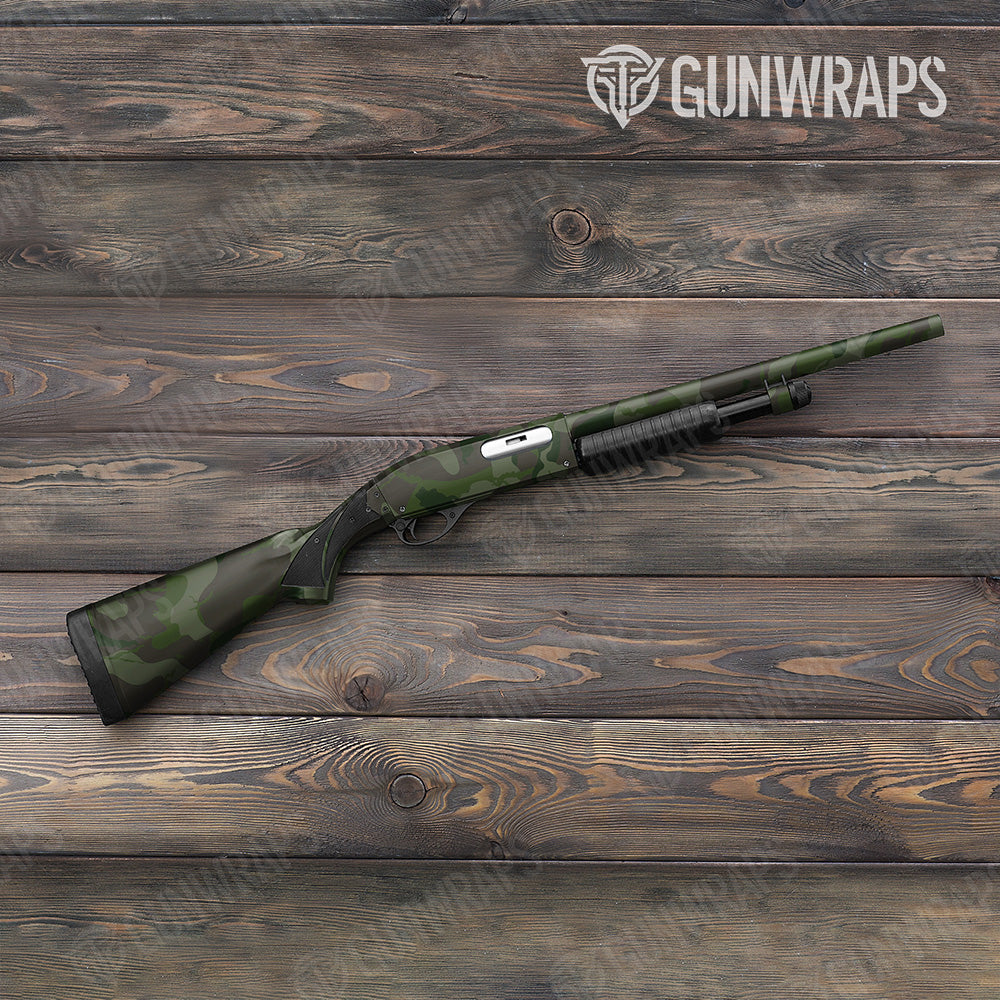 Ragged Army Dark Green Gun Skin Vinyl Wrap