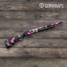Ragged Magenta Tiger Gun Skin Vinyl Wrap