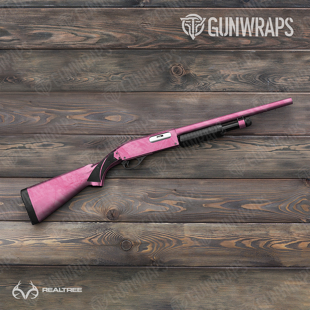 Realtree Fishing Pink Gun Skin Vinyl Wrap