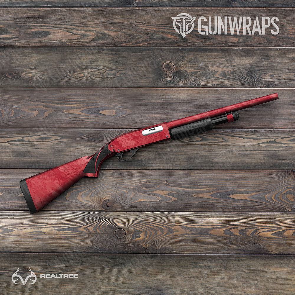 Realtree Fishing Red Gun Skin Vinyl Wrap