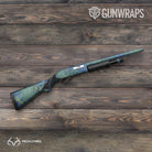 Realtree WAV3 Blue Yellow Gun Skin Vinyl Wrap