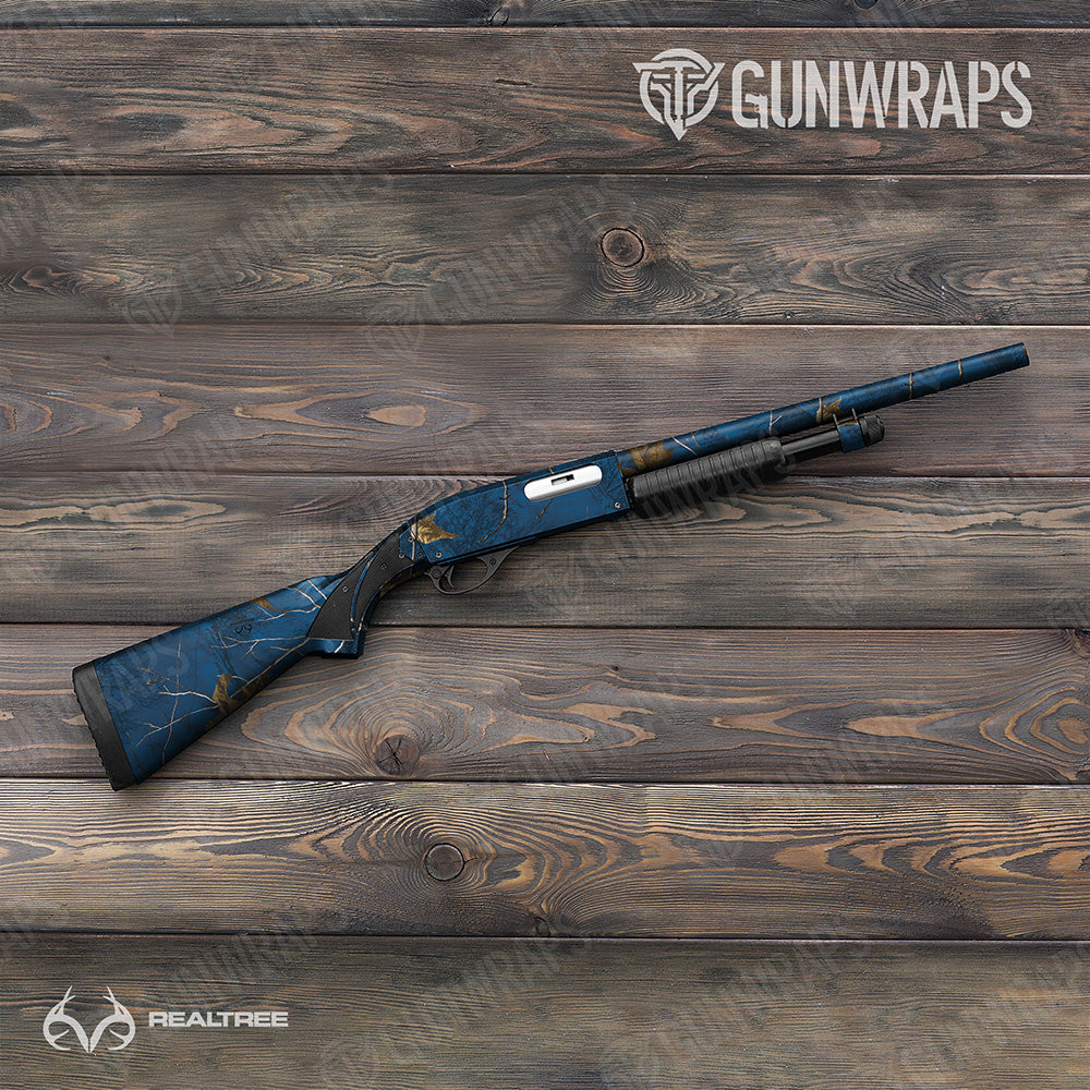 Realtree XTRA Colors Blue Gun Skin Vinyl Wrap