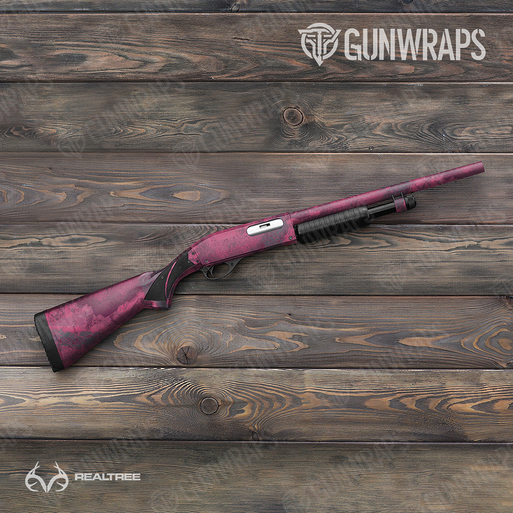 Realtree XTREME Dark Magenta Gun Skin Vinyl Wrap