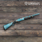 Rust 3D Tiffany Blue Gun Skin Vinyl Wrap
