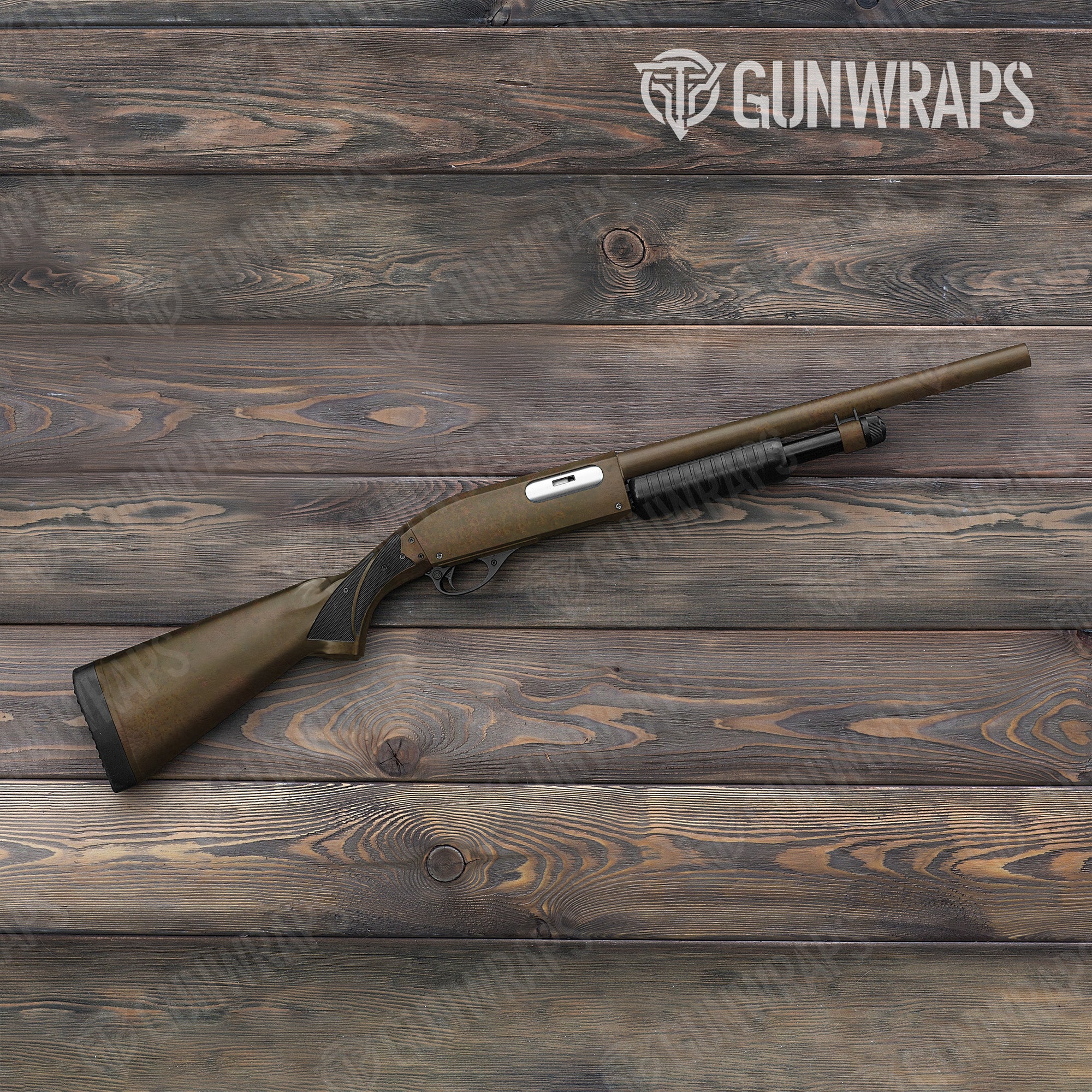Rust World War Gun Skin Vinyl Wrap